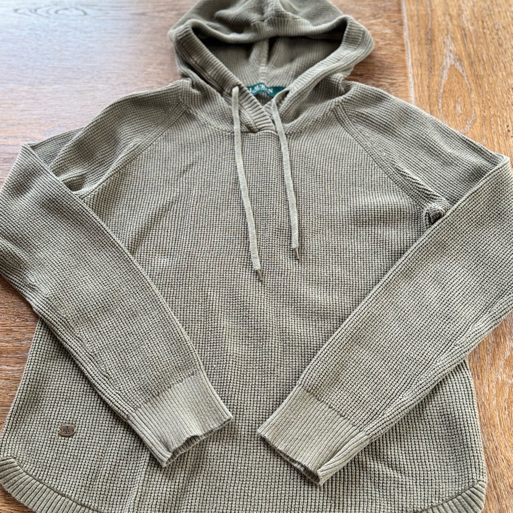 Lauren Ralph Lauren woman Olive Hooded Sweater